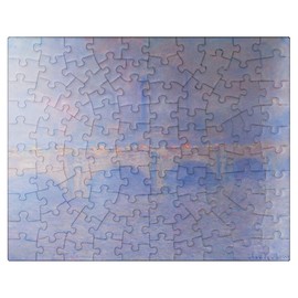MyPuzzle Waterloo Bridge Sunlight Effect 1903 by Claude Monet - Premium 100 Piece Jigsaw Puzzle for Adults