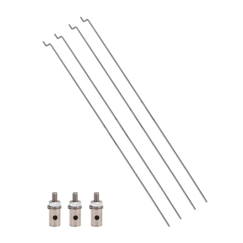 Mxfans 10x RC Airplane Pushrod & Linkage Stoppers Servo Arm