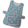 Womens Floral Home Work Tabard Apron with Single Large Front