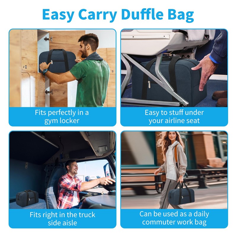 Small Gym Bag 14 inch lightweight Carry On Mini Duffel