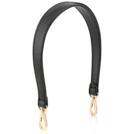 Women's Leather Shoulder Strap for Bags, 48.5 cm Bag Strap Replacement for Wallets Shoulder Bags Bag Strap Strap for Wallets, black