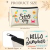 Kacctyen 16 Pcs Beach Makeup Bag Summer Cosmetic Bag Bulk
