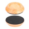 4Pcs Beech Wood Round Piano Foot Pads Set Upright Piano