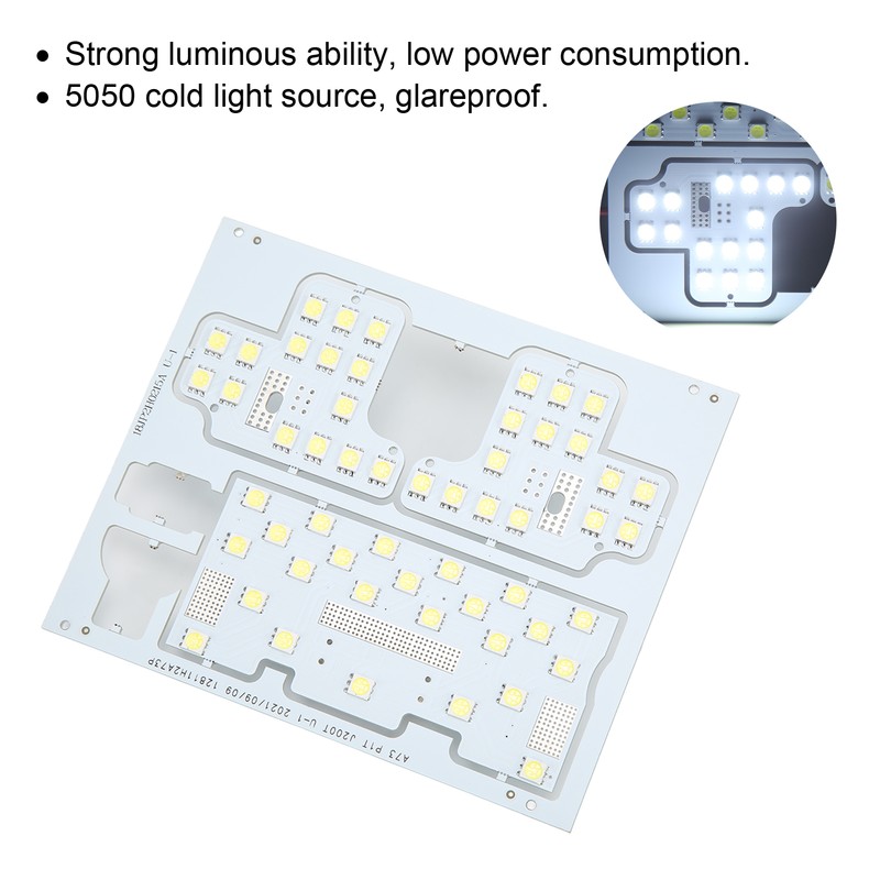 Car Interior Reading Light 48SMD 12V 50000H White LED Ceiling