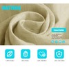 CLVEDU 4Pack Throw Pillow Covers 18x18 in Linen Fabric Cushion