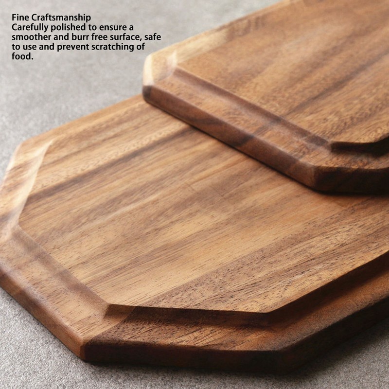 Wooden Tray Japanese Style Simple Look Serving Tray Food Vegetables