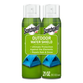 Scotchgard Heavy Duty Water Shield, Repels Water, Ideal For Outerwear, Tents, Backpacks, Canvas, Polyester And Nylon, 21 Ounces (2 Cans)