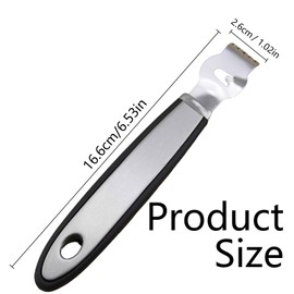 Lemon Zester - ShiningUU Stainless Steel Silver Zester Grater, Kitchen Orange Zester, Professional Kitchen Peeler Tool for Fruit Carving, Cocktail Garnish