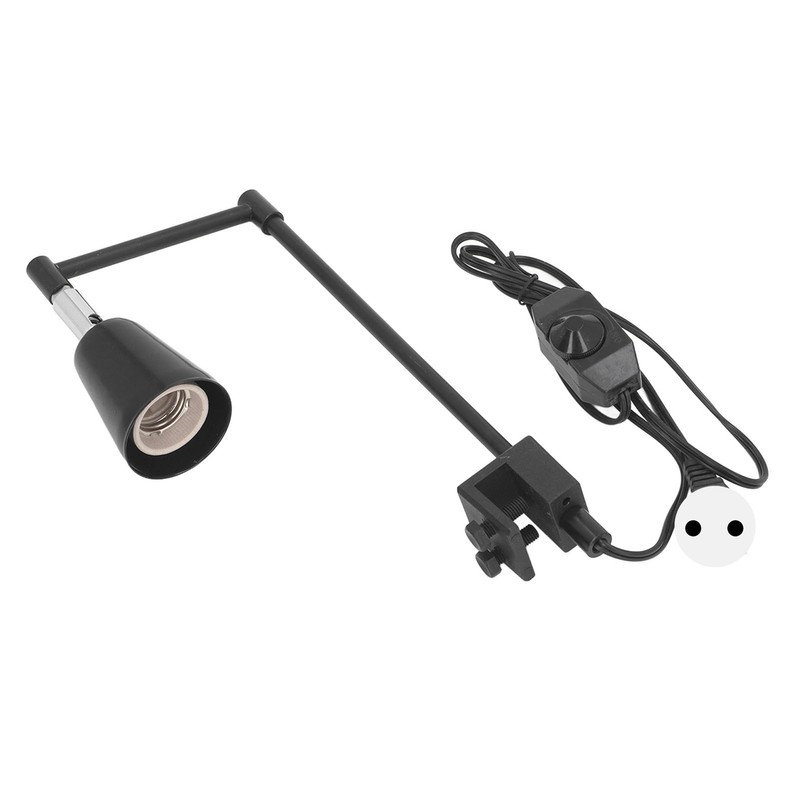 Reptile Lamp Stand Adjustable Multi Angle Rotation Clip Reptile Heat