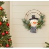 Gallerie II Snowman Decorative Winter Wreath 13" Christmas Xmas Festive