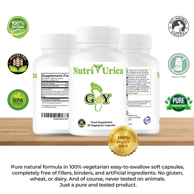 NutriUrica - Proprietary Formula with 6 Key Ingredients - 500