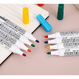 Actualizado: tinta más grande, 12 colores mágicos de agua para niños, juego de dibujo de pintura de agua, bolígrafos de tinta flotantes mágicos, marcador de pizarra blanca con cuchara de cerámica