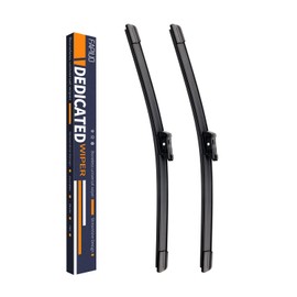 Replacement for Volkswagen Passat 2012-2017,Jetta 2011-2017,Vento 2014-2017 Silent Wipers -FAPIUO Front Windshield Wipers 24"+19" Blade Set (2 Pack）