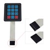Yuuhseel 6Pcs 3x4 Keypad 12 Key Matrix Array Membrane Switch