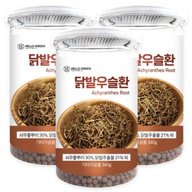 Hello Green Domestic Chicken Feet Usul-Hwan 340gX3 (Box) / 헬로우 그린 국산 닭발우슬환 340gX3(통)