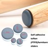 7/8" Adhesive Furniture Sliders -Furnigear Chair Glides PTFE Mover Slide