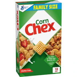 Corn Chex Gluten Free Breakfast Cereal, Homemade Chex Mix Ingredient, Family Size, 18 oz