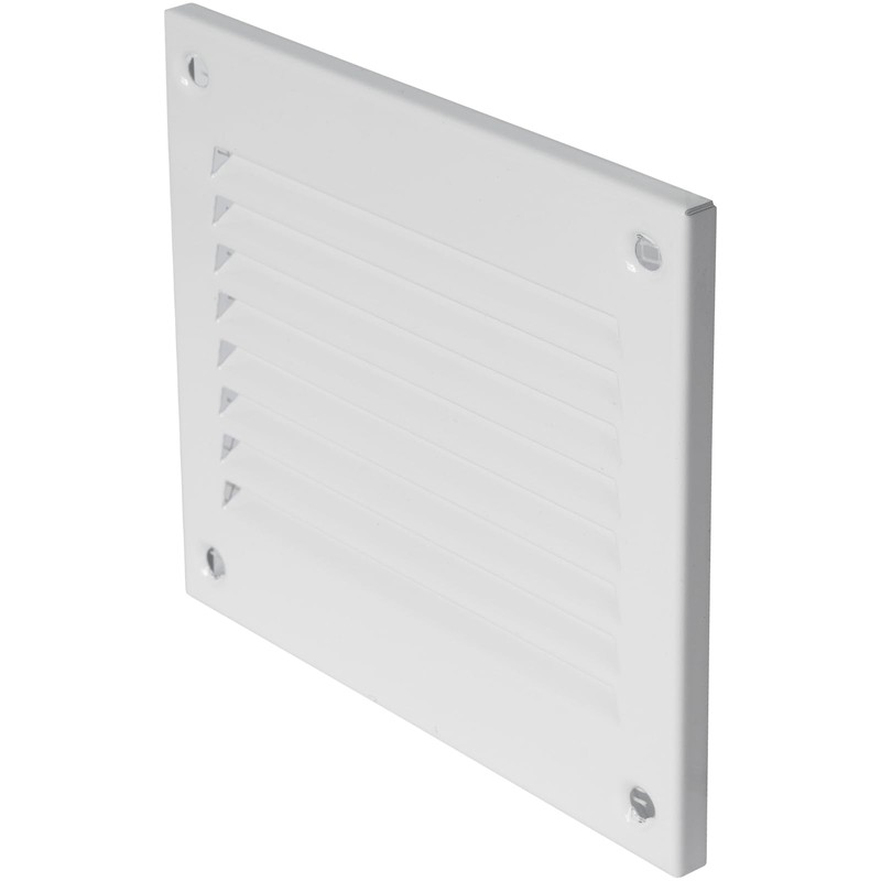 Repa Market 4 x 4 Inch Air Vent Cover/White Galvanized