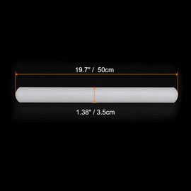 HARFINGTON Fondant Rolling Pin 20 Inch x 1.38 Inch PP Plastic Non-Stick Fondant Roller Dough Roller Kitchen Decorating Tools for Fondant Cookie Pastry Pizza Clay Dough