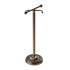 WZKALY Toilet Paper Holder Stand, Bronze Toilet Paper Holder Free Standing, Post Pivoting Design & Stable Weighted Base SUS304 Stainless Steel for Bathroom (Mega Roll)