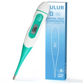 Efficient Digital Thermometer for Adults, Babies, Kids - 8-Second Fast Measurement with Fever Alert