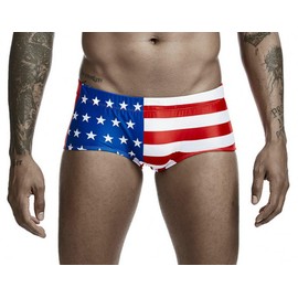 GFM® Men's Swimming Briefs, USA Flag Pattern (UK Size: S,USA Flag) (SWM-USA-802-UK-S-ASN-M)