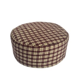 IMAHAM: HANDCRAFTED FLOWER Unisex Kufi Muslim Men Prayer Cap Ramadaan Eid Caps Handmade Kufis Namaz Hat Multicolor Checks