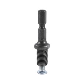 Electric Hammer Drill Chuck Adapter, Hex Shank Adapter, 3/8"-24UNF with 1/4 Hex Thread Screw