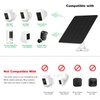 Solar Panel for Ring Camera, 5W Solar Panel Charger for