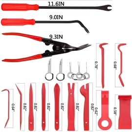 KEKECHAORAN Car disassembly tools, universal car disassembly tools, for removing vehicle upholstery, interior trim tool, trim wedge set