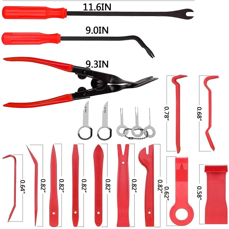 KEKECHAORAN Car disassembly tools, universal car disassembly tools, for removing
