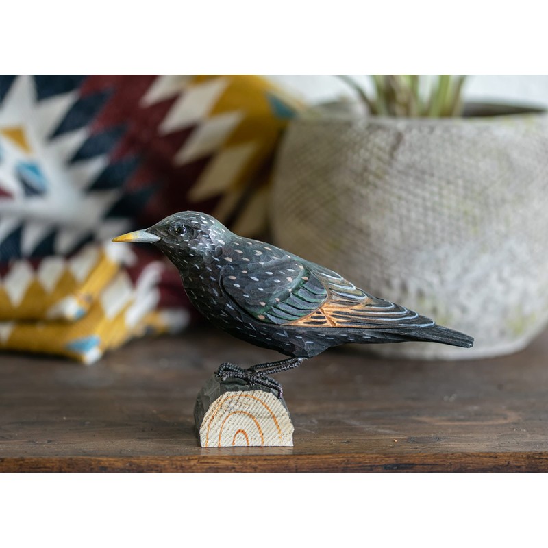 WILDLIFEGARDEN Wildlife Garden WG412 DecoBird Star - Hand Carved Decorative