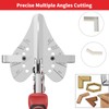 GARTOL Ratchet Miter Shears 22.5°–135° Adjustable; Precision Angle Cutter with