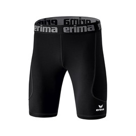 Erima Children’s Elemental Tight Short with Side Mesh Inserts, black, xl