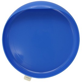 SP Ableware 745350012 Scooper Plate with Suction Cup Base, Blue