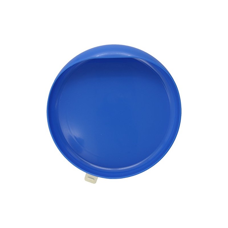 SP Ableware 745350012 Scooper Plate with Suction Cup Base, Blue