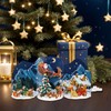 Magic Ants Santa Claus and Reindeer 3D Pop-Up Christmas Card