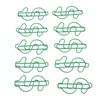 100pcs Dollar Shape Paper Clips Creatively Cute Plated Metal Bookmark