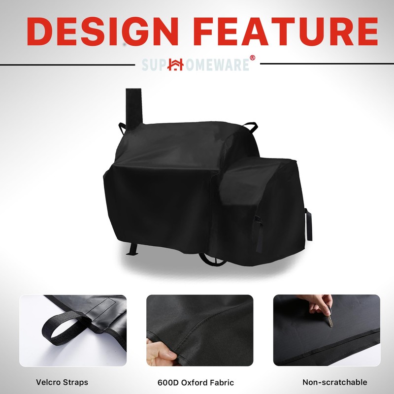 Suphomeware Waterproof Grill Cover for Oklahoma Joe’s Highland Offset Smoker,
