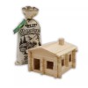 Roy Toy 70 Piece Log Building Set Roy Toy All
