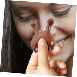 FOMIYES Sets Natural Wooden Facial Massager Nose Scraper Acupoint Tool Eye and Nose Massager for Skin Care and Relaxation Pcs