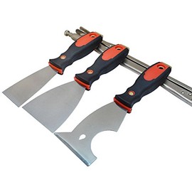 3 PC Set Stainless Steel Flexible Scrapers Flexible Blade Paint Putty Knife