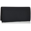 Dunhill 001 Men's Long Wallet PLAIN Black, 001 black