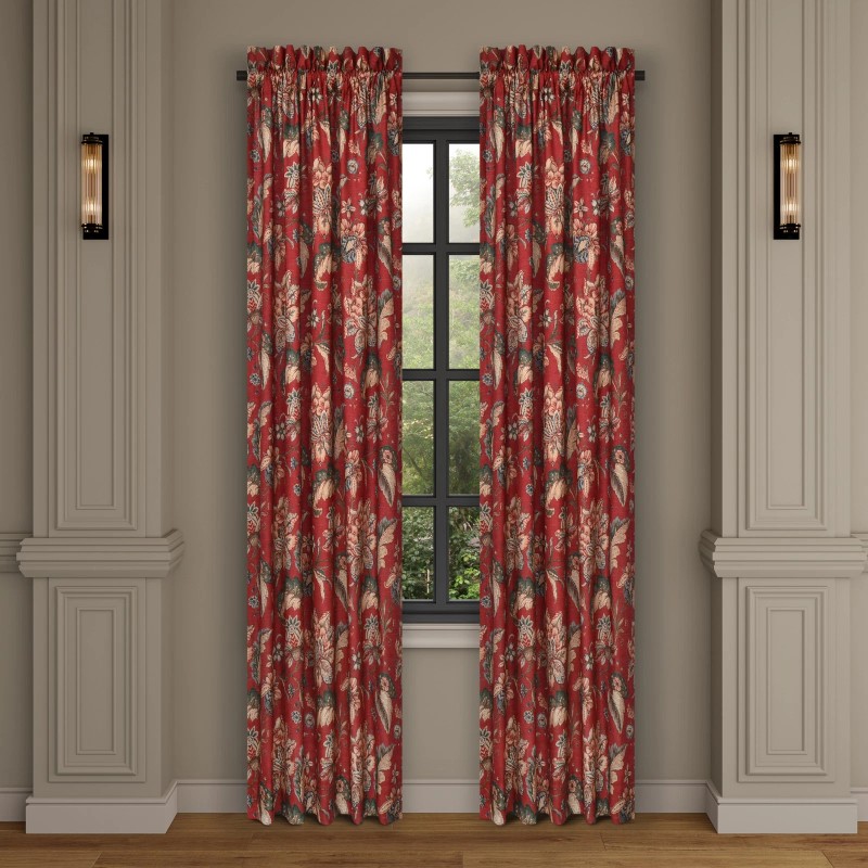 J. Queen New York Enchanted Garden Window Panel Pair -