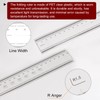 sourcing map Pack of 2 Flexible Films Ruler 60 cm