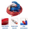 LNGJIN 10GA Amplifier Cable Set, Cable Car Audio Wire, Cable