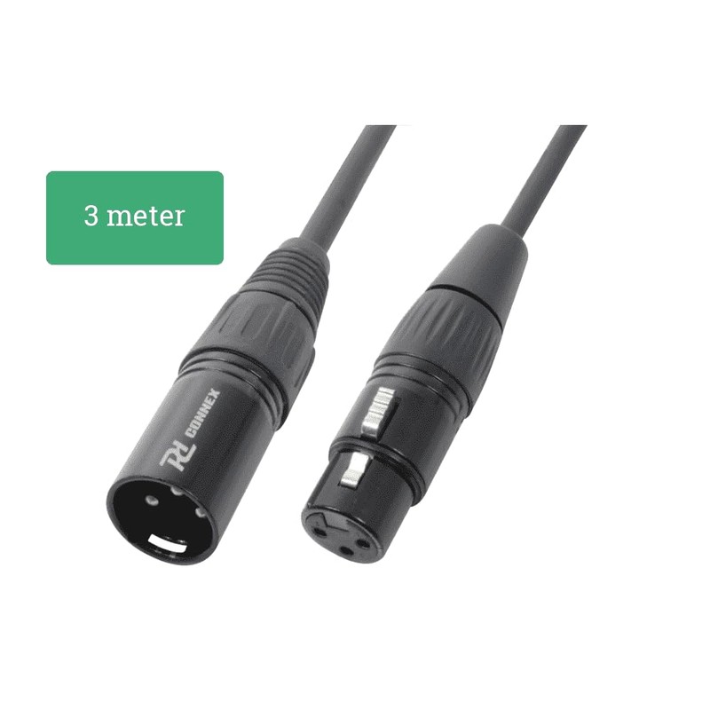 Power Dynamics DMX Cable, PD Connex, 3 Pin Professional XLR