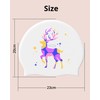 Swimming Cap for Women - Soft, Elastic, Non-Slip, Stylish, Comfortable