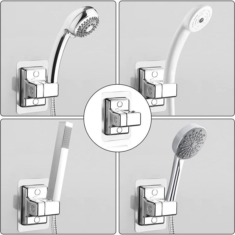 Snokay Hand Shower Head Holder, 360° Adjustable Angle Shower Holder,