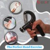 GOCART WITH G LOGO Hand Grips Strengthener, Adjustable Resistance 22-88